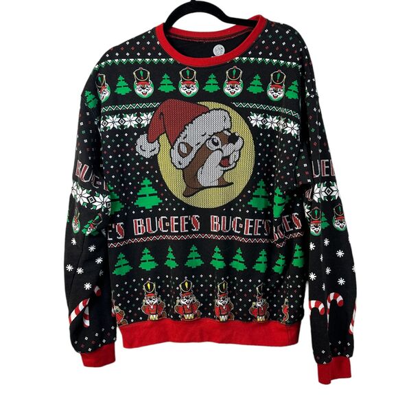 Buc-ee's Nutcracker Soldier Ugly Christmas Sweater Unisex Size Small - Picture 1 of 4